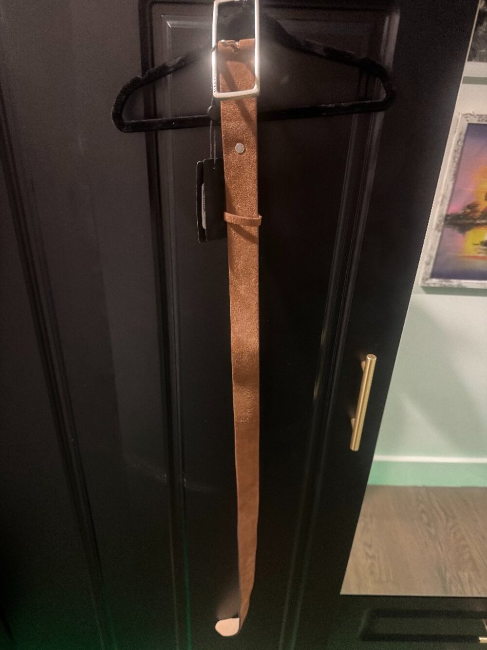 BRAND NEW RAG + BONE BROWN SUEDE BELT